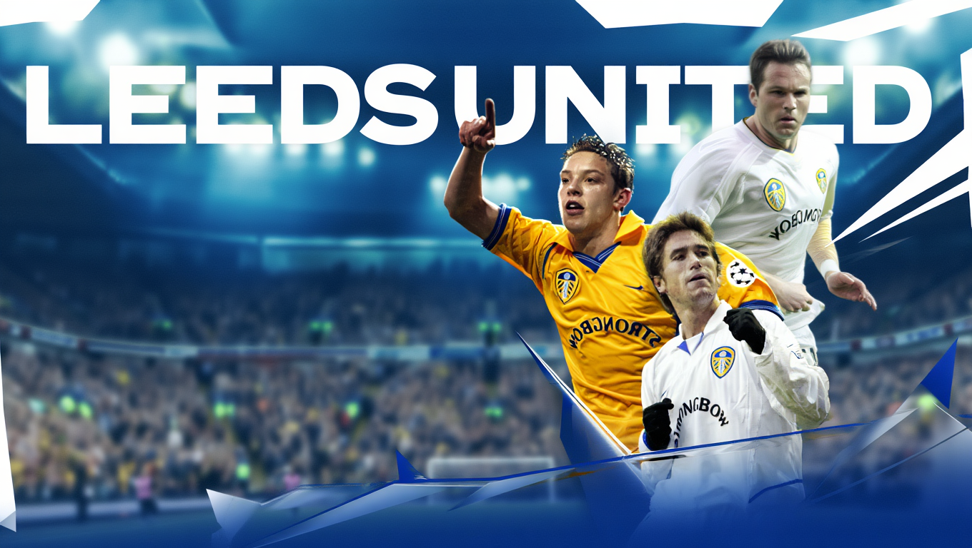 นักเตะลีดส์ ยูไนเต็ด ฉลองชัยชนะในยุโรป